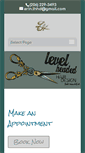 Mobile Screenshot of levelheadedhairdesign.com